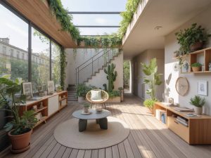 Design biophile : faire entrer la nature au cœur de l’habitat urbain grâce à une décoration intérieure végétale