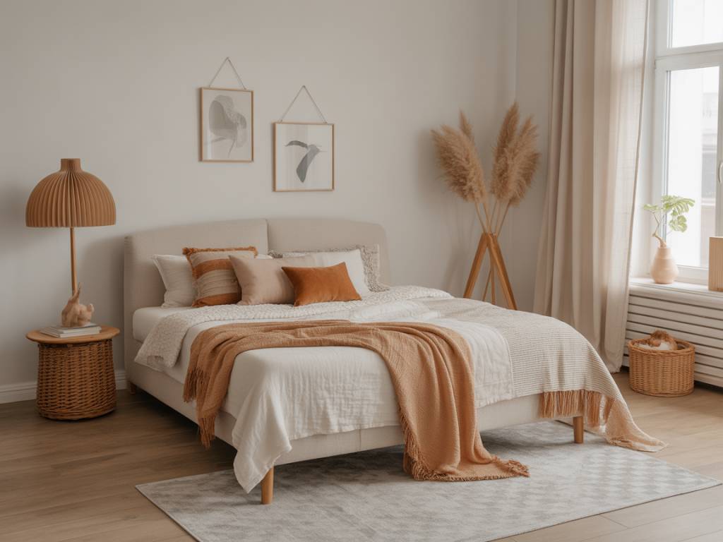 Tendances textiles : bouclette, lin lavé et matières tactiles au cœur du salon moderne